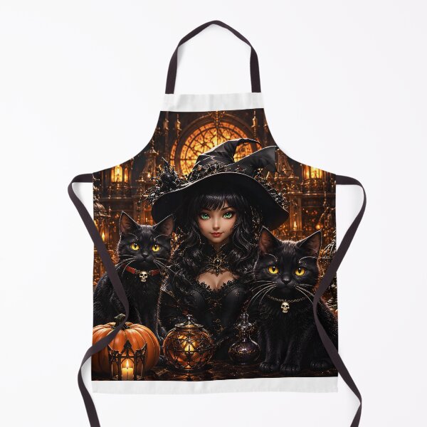 Item preview, The Illustration of Cute Witch in Halloween Night designed and sold by Pim-Crystal.