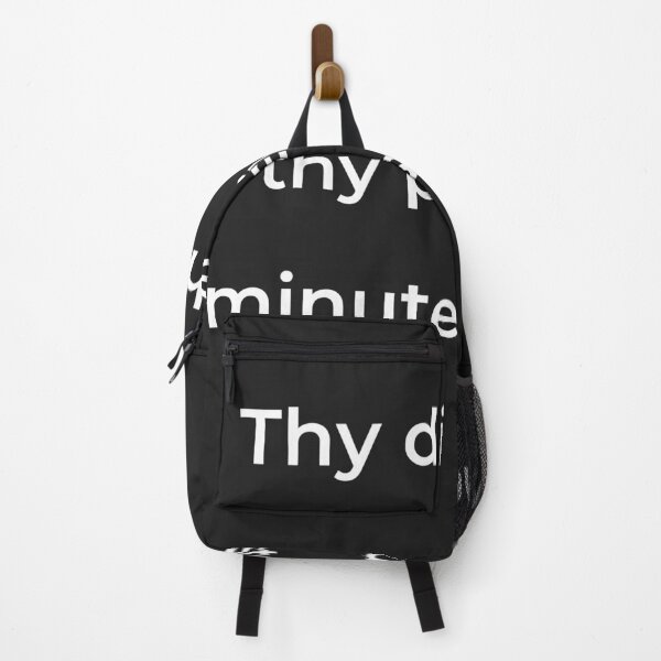 Item preview, “Thy dial how thy precious minutes waste;” - print white designed and sold by ariksworld.