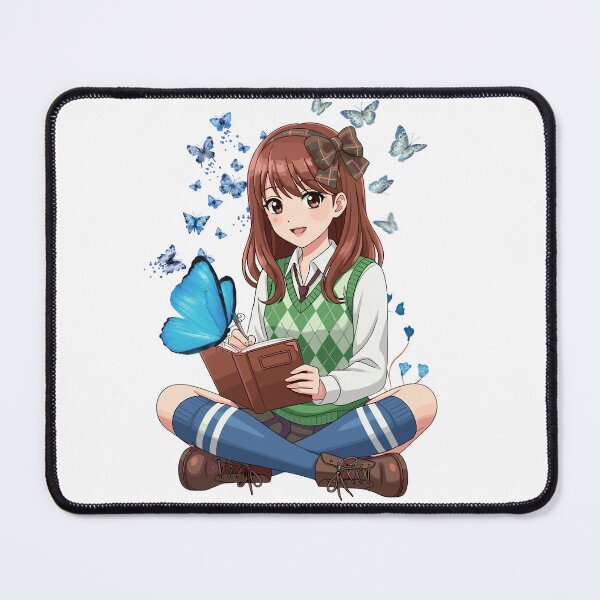 Item preview, anime girl reads a book designed and sold by ErbilK.