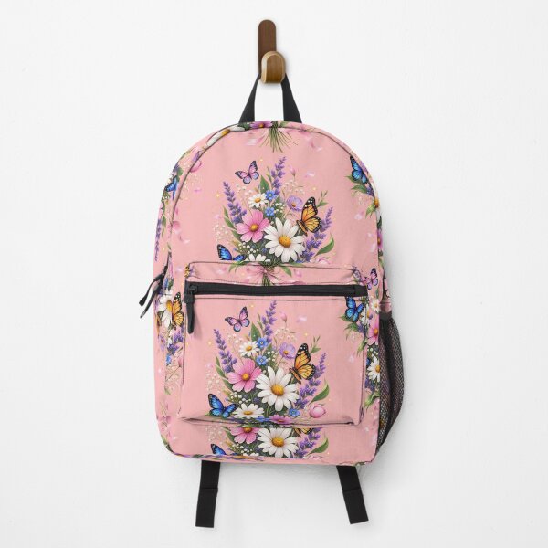 Item preview, Boho Wildflower Bouquet with Butterflies – Floral Aesthetic Botanical Design designed and sold by Ishratparween11.