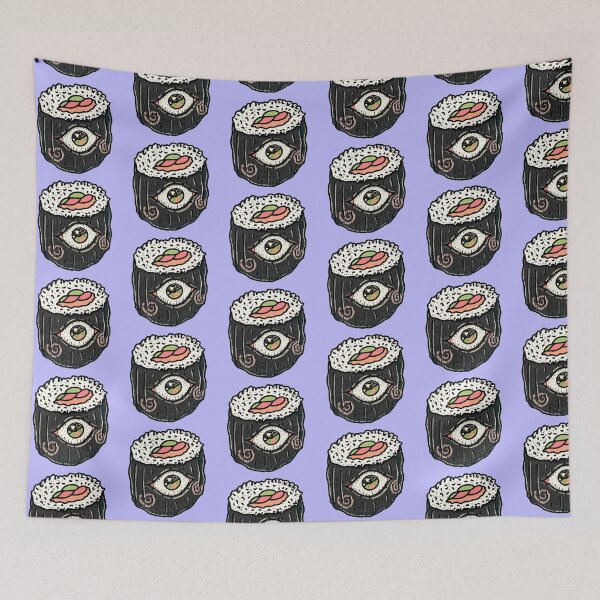 Item preview, Copy of Weird Japanese Sushi Art Surreal Food Humor Funny Sushi Illustration designed and sold by kuwagatamushi.