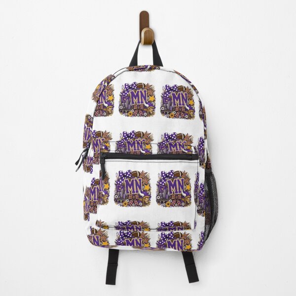 Item preview, Minnesota Football Viking Purple Floral Retro Design designed and sold by CourtneyC58877.