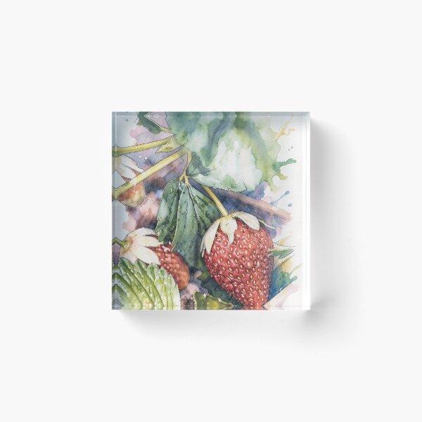 Item preview, Watercolor Strawberry designed and sold by tomorrowsart.