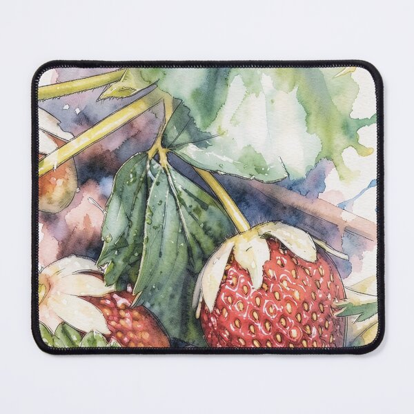 Item preview, Watercolor Strawberry designed and sold by tomorrowsart.