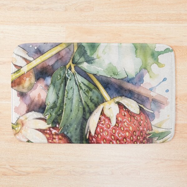 Item preview, Watercolor Strawberry designed and sold by tomorrowsart.