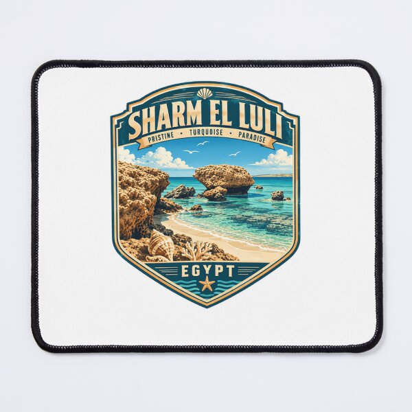 Item preview, Sharm El Luli Pristine Turquoise Paradise Egypt Travel Vacation Souvenir designed and sold by Star3NowForMe.