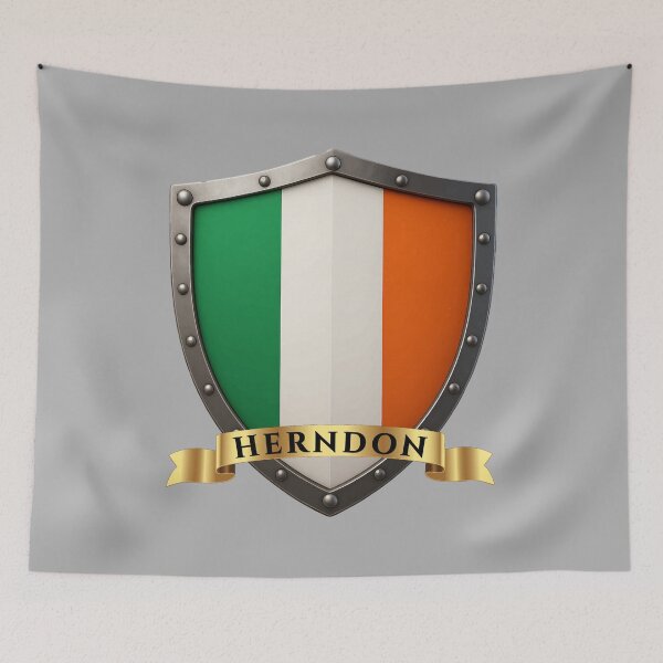 Item preview, Herndon Irish Heritage Crest Shield designed and sold by Highlandkings.
