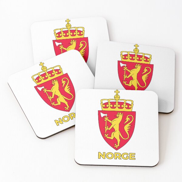 Item preview, Norwegian Royal Coat of Arms - Heraldry design + NORGE designed and sold by lachataigne.