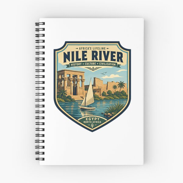 Item preview, Africa's Lifeline Nile River History Culture Civilization Egypt North Africa Traveler Explorer designed and sold by Star3NowForMe.