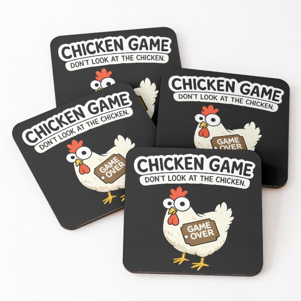 Item preview, Chicken Game Don't Look at the Chicken  designed and sold by RetroOddity.