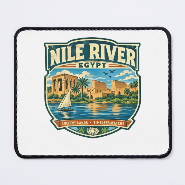 Item preview, Nile River Egypt Ancient Lands Timeless Waters Egyptian Travel History Lover designed and sold by Star3NowForMe.