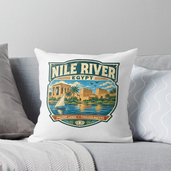 Item preview, Nile River Egypt Ancient Lands Timeless Waters Egyptian Travel History Lover designed and sold by Star3NowForMe.