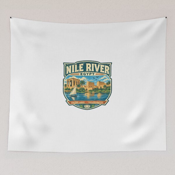 Item preview, Nile River Egypt Ancient Lands Timeless Waters Egyptian Travel History Lover designed and sold by Star3NowForMe.