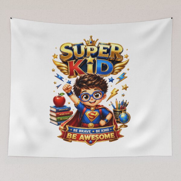 Item preview, Super Kid Be Brave Be Kind Be Awesome School Ready designed and sold by KLERIKSTORE.