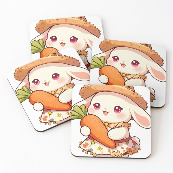 Item preview, Cute Bunny Scarecrow Icon designed and sold by pumsquare.