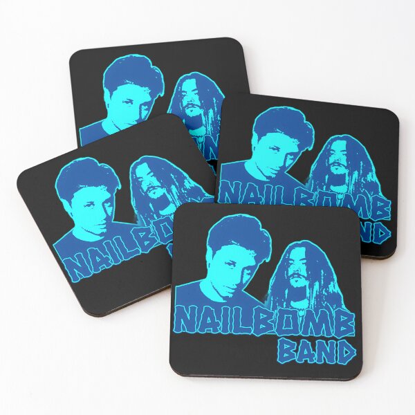Item preview, Nailbomb Inspired Industrial Metal Graphic Design designed and sold by OraDurga.