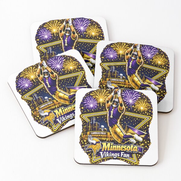 Item preview, Minnesota Vikings Football Fan Fireworks Celebration Design designed and sold by JosephMar54236.