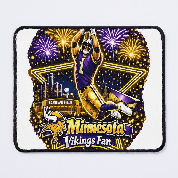 Item preview, Minnesota Vikings Football Fan Fireworks Celebration Design designed and sold by JosephMar54236.