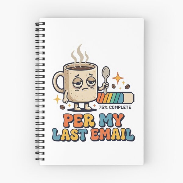 Item preview, Per My Last Email Funny Corporate Humor Die-Cut Sticker, Passive Aggressive Office Decal designed and sold by KreatoLab.