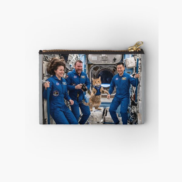 Item preview, Cat floating in NASA spacecraft  designed and sold by WiseBow.