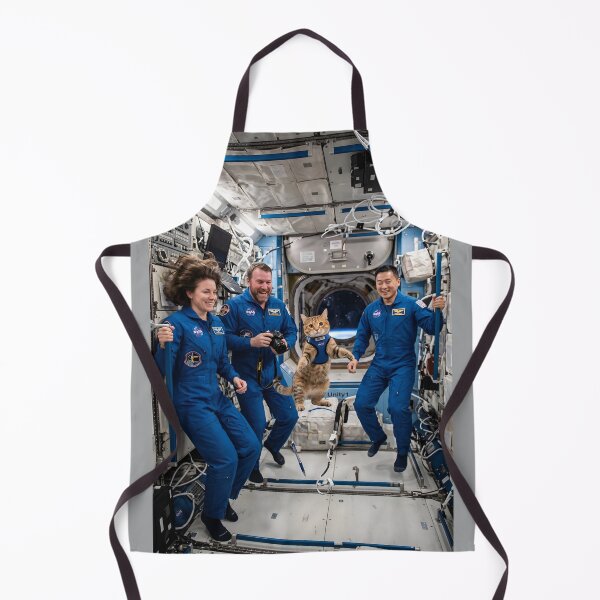 Item preview, Cat floating in NASA spacecraft designed and sold by WiseBow.