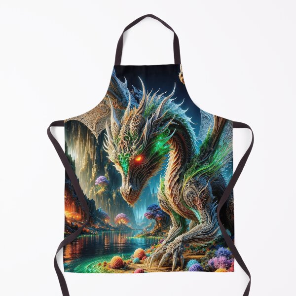 Item preview, Enchanted Celtic Dragon – Emerald Guardian of the Mystic Realm designed and sold by DrakariArt.
