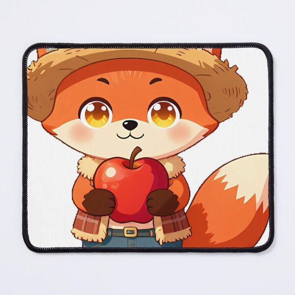 Item preview, Cute Red Fox Scarecrow Icon designed and sold by pumsquare.