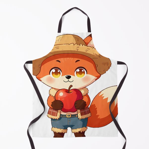 Item preview, Cute Red Fox Scarecrow Icon designed and sold by pumsquare.
