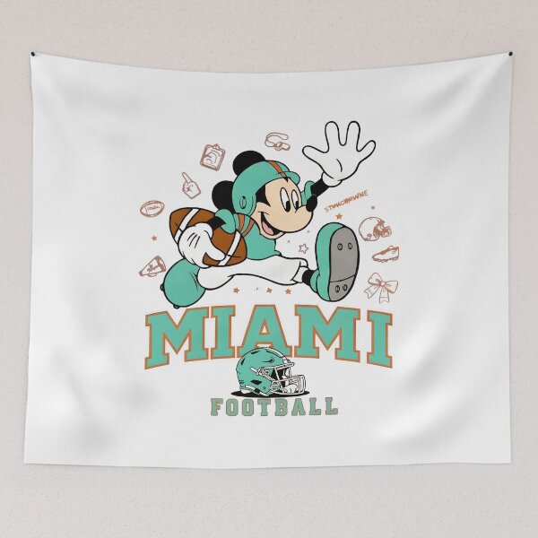 Item preview, Vintage Football Character Miami Sports Adventure Design designed and sold by CrystalSm58008.