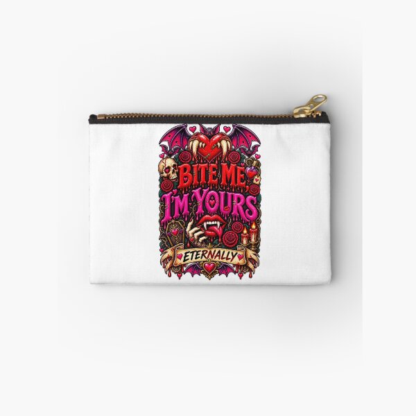 Item preview, DARK LOVE ❤️ - MONSTER ROMANCE COLLETION -  VAMPIRE LOVE - BITE ME, I'M YOURS - ETERNALLY designed and sold by WheelieGdArt.
