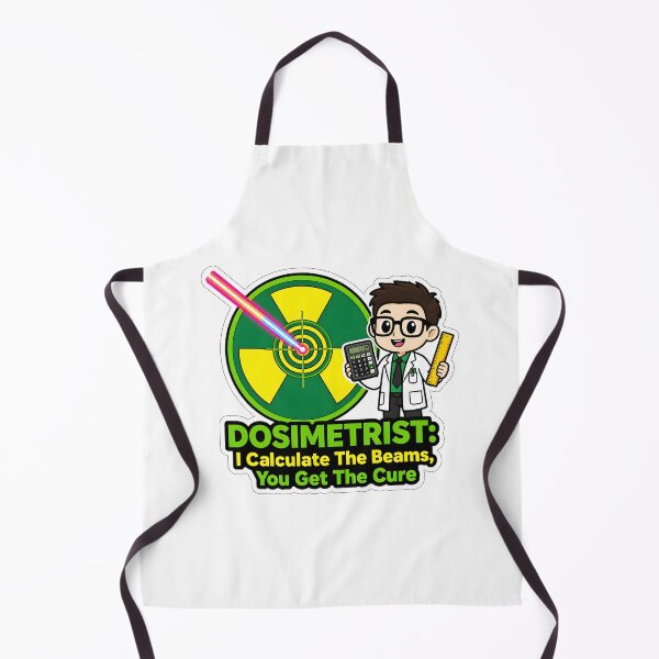 Item preview, Dosimetrist I Calculate The Beams You Get The Cure Radar Laser designed and sold by CleverRaccoon.