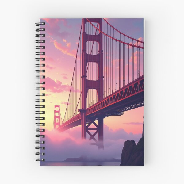 Item preview, Cozy Retro Golden Gate Bridge Pixel Art designed and sold by grzezzz.