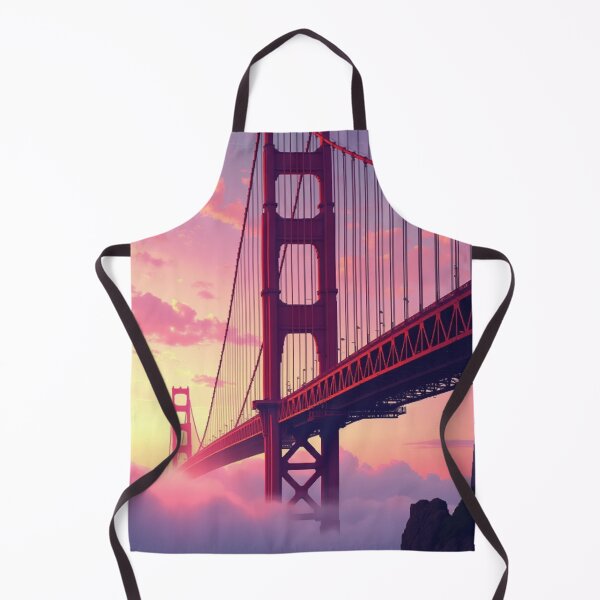 Item preview, Cozy Retro Golden Gate Bridge Pixel Art designed and sold by grzezzz.