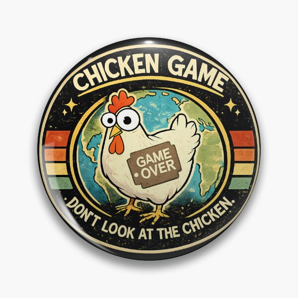 Item preview, Chicken Game Don't Look at the Chicken Vintage designed and sold by RetroOddity.