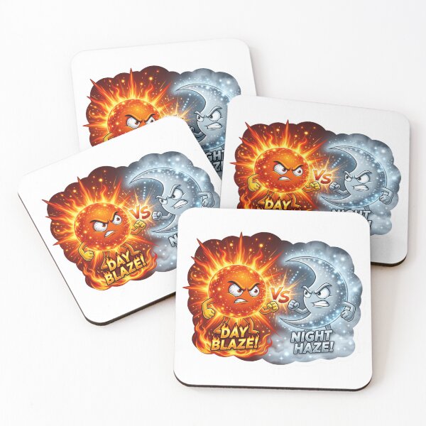 Item preview, Blazing Sun Versus Icy Moon Cosmic designed and sold by Imaginarium of Chaos falcon88 .