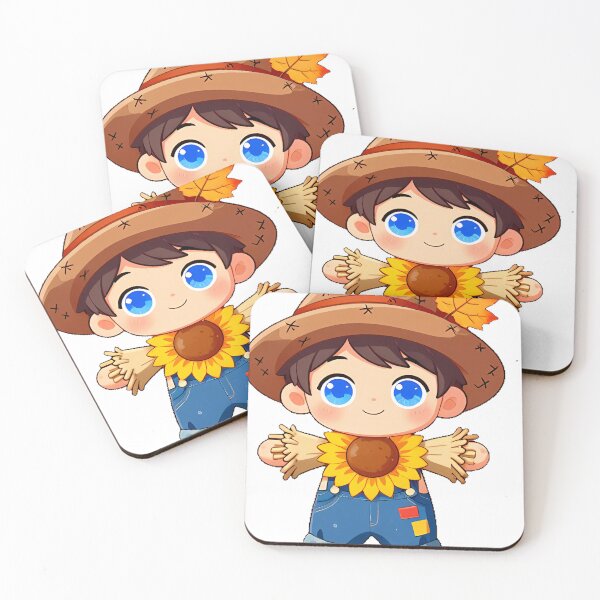 Item preview, Cute Chibi Boy Scarecrow Icon designed and sold by pumsquare.