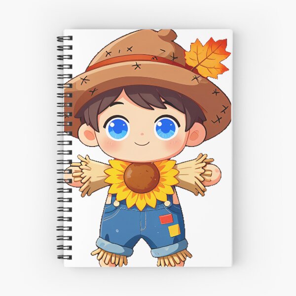 Item preview, Cute Chibi Boy Scarecrow Icon designed and sold by pumsquare.