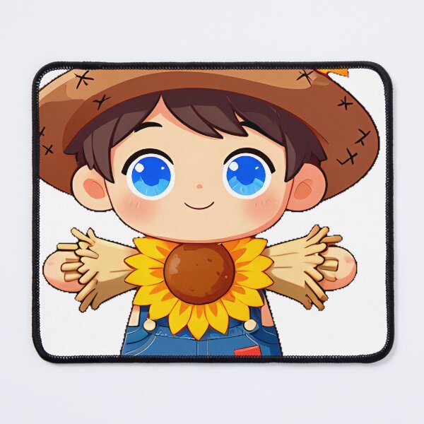 Item preview, Cute Chibi Boy Scarecrow Icon designed and sold by pumsquare.