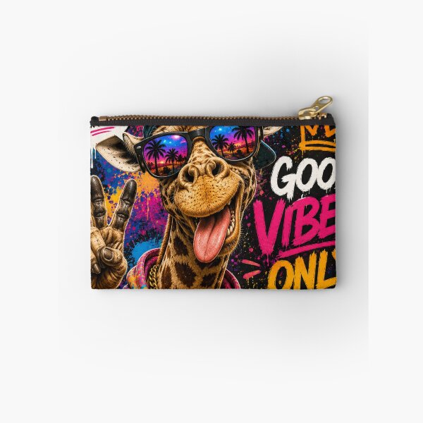 Item preview, Funny Giraffe Good Vibes Only – Cool Colorful Animal designed and sold by Molli98.