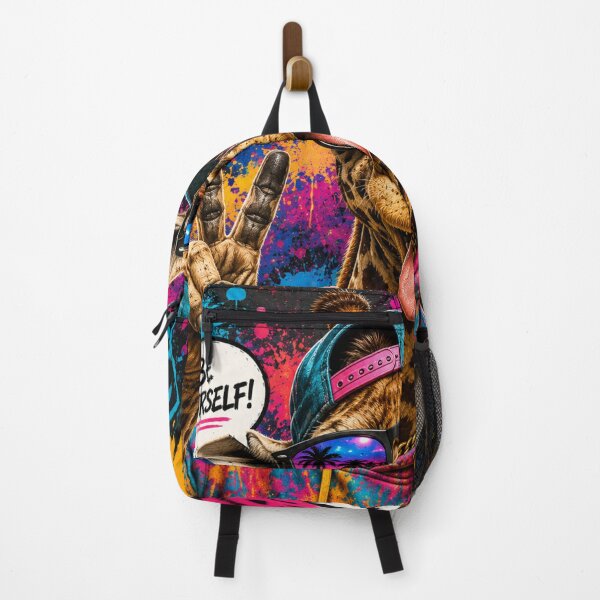 Item preview, Funny Giraffe Good Vibes Only – Cool Colorful Animal designed and sold by Molli98.