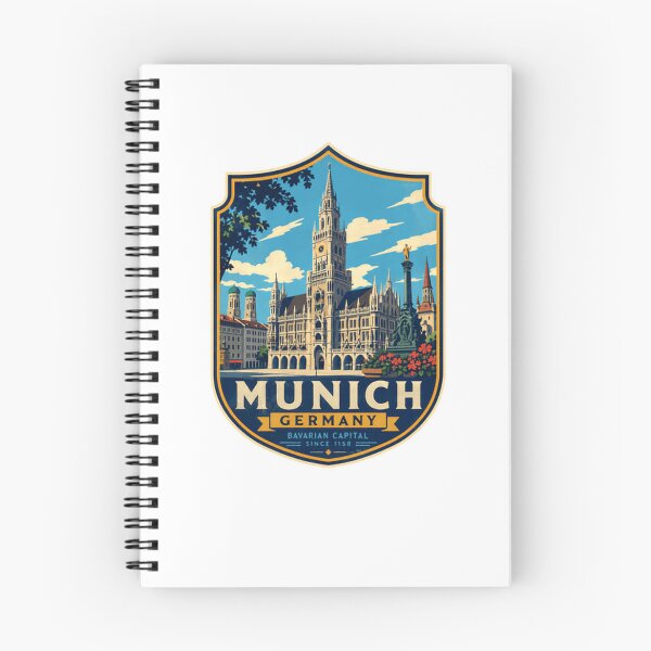 Item preview, Munich Germany Bavarian Capital Since 1158 Travel Souvenir German City Landmark designed and sold by Star3NowForMe.