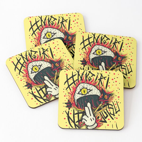 Item preview, Copy of Ninja Onigiri Sushi Roll Japanese Food Art Funny Ninja Sushi Design designed and sold by kuwagatamushi.