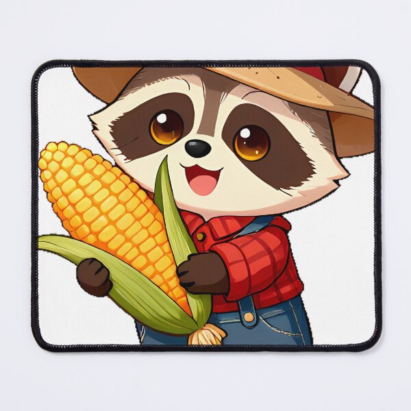 Item preview, Cute Raccoon Scarecrow Icon designed and sold by pumsquare.