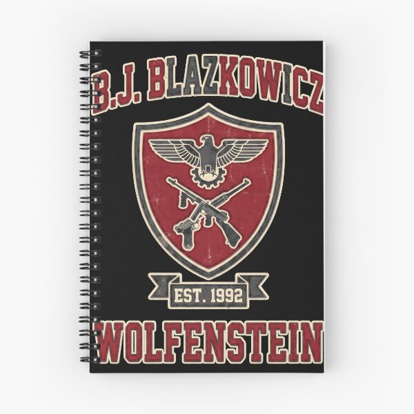 Item preview, Bj Blazkowicz Wolfenstein Varsity Gaming Graphic Tee designed and sold by Senpaiwaves.