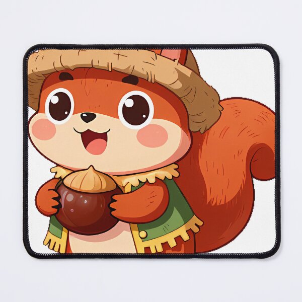 Item preview, Cute Squirrel Scarecrow Icon designed and sold by pumsquare.
