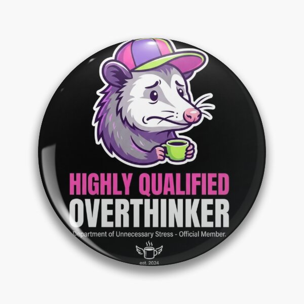 Artikelvorschau, Hochqualifizierter Grübler – Lustiges Opossum-Meme (Grafik) entworfen und verkauft von Kaaf's Mart.