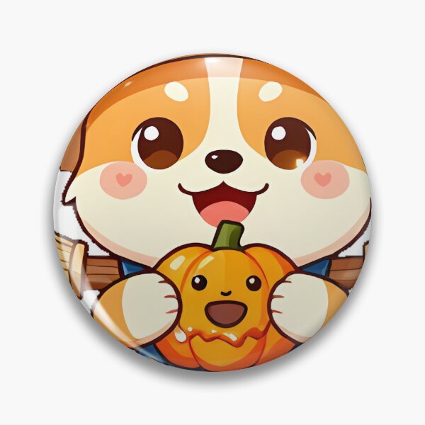 Item preview, Cute Corgi Scarecrow Icon designed and sold by pumsquare.