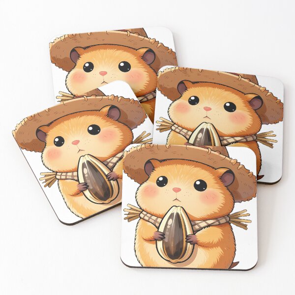 Item preview, Cute Hamster Scarecrow Icon designed and sold by pumsquare.