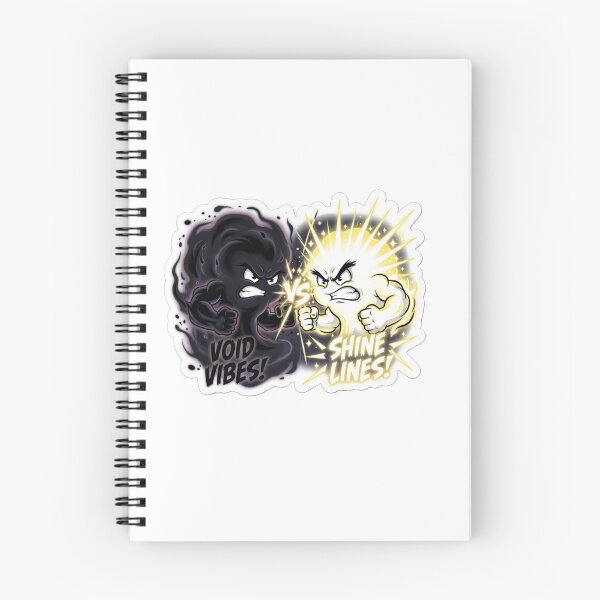 Item preview, Shadow Versus Light Burst Energy Clash Sticker designed and sold by Imaginarium of Chaos falcon88 .