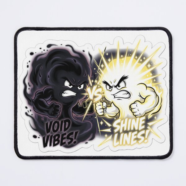 Item preview, Shadow Versus Light Burst Energy Clash Sticker designed and sold by Imaginarium of Chaos falcon88 .